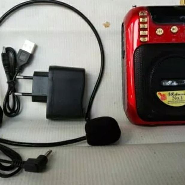 Speaker Pinggang MP3 + Radio + Mic Rolinson RL- 4012