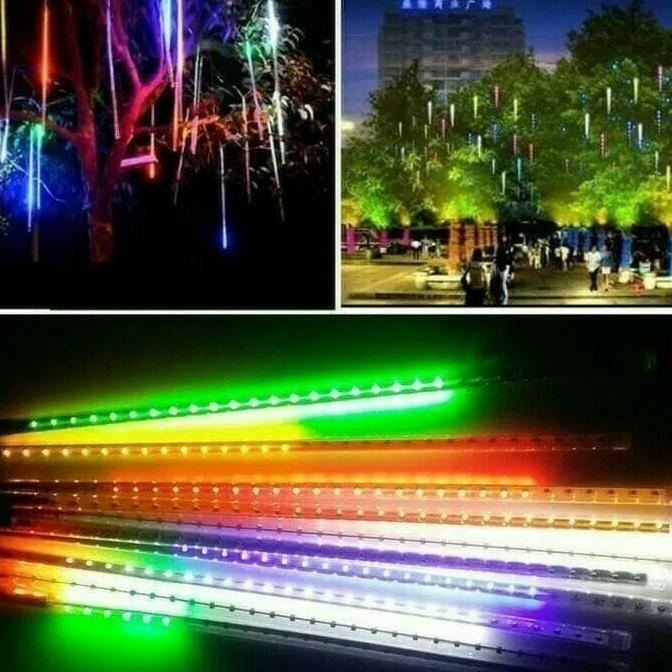 Lampu Led Hujan Meteor Ms360 30Cm Lampu Tumbler Lampu Natal Lampu Hias
