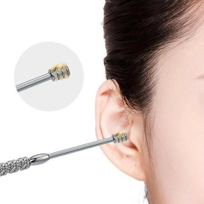 Korek Kuping Pembersih Telinga 8Pcs