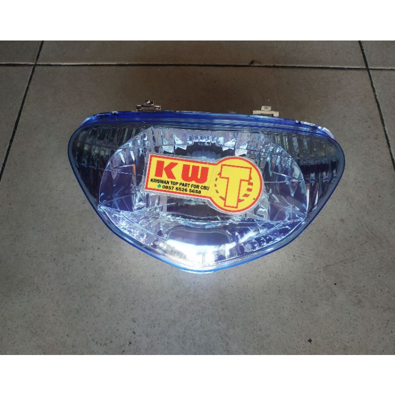 reflektor Mio lama biru headlamp Mio sporty biru lampu depan mio