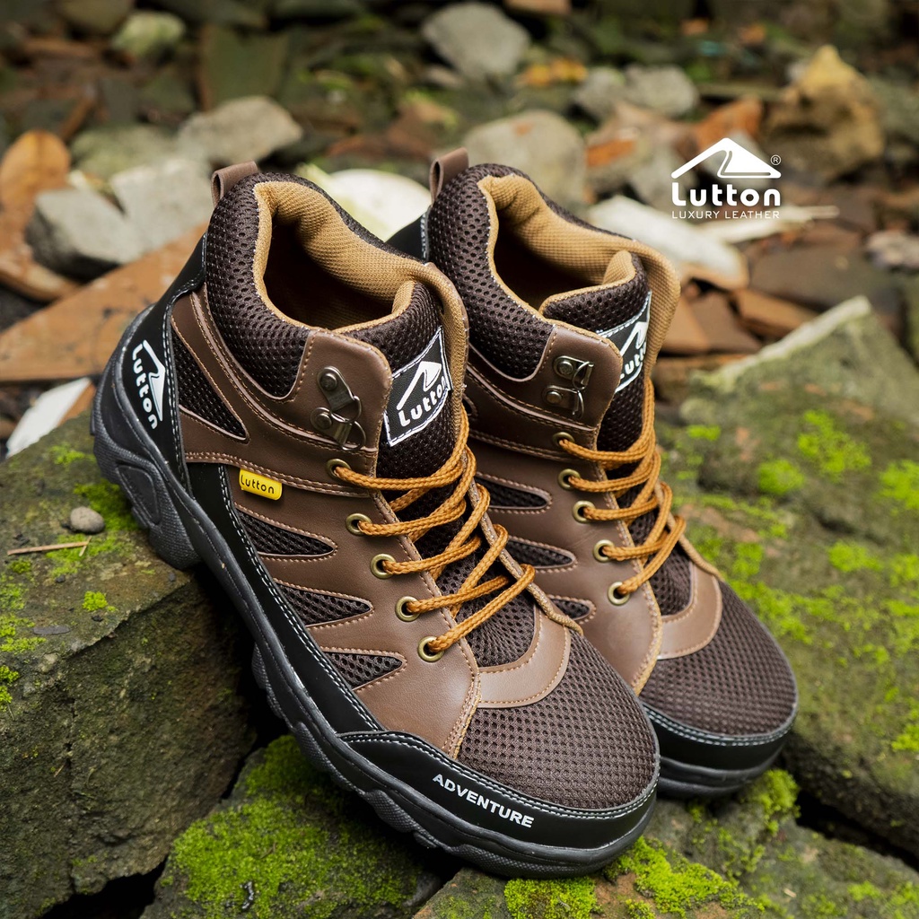 LUTTON SEPATU PRIA 39-43 SAFETY BOOT HIKING