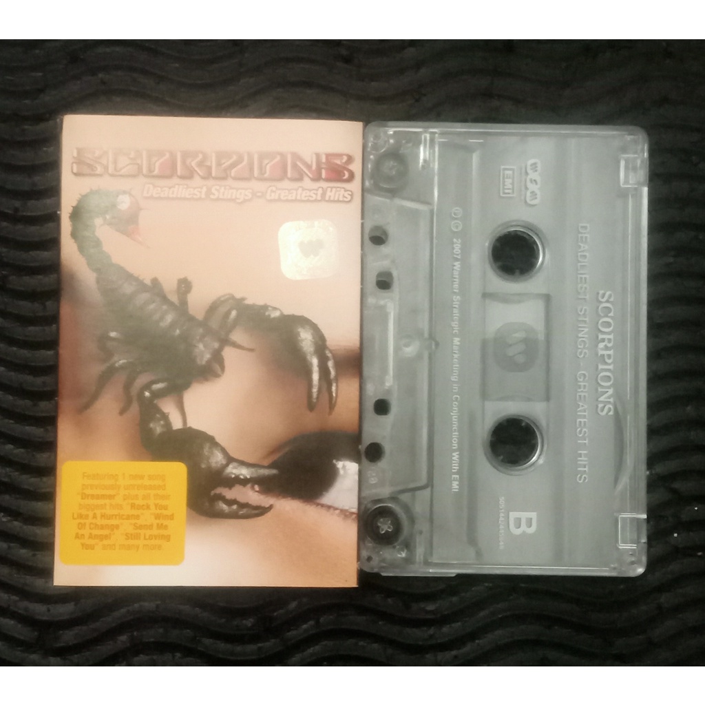 Kaset Pita Scorpions - Deadliest Stings - Greatest Hits