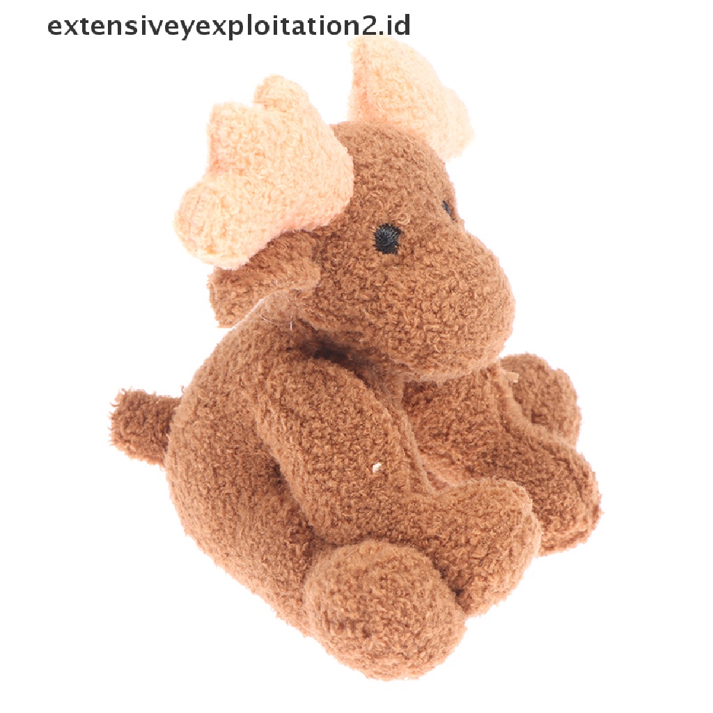 Mainan Miniatur Simulasi Hewan Rusa Natal Bahan Plush Untuk Dekorasi Rumah Boneka 1: 12