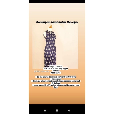 cheongsam pl qibao preloved baju imlek sangjit tingjing second