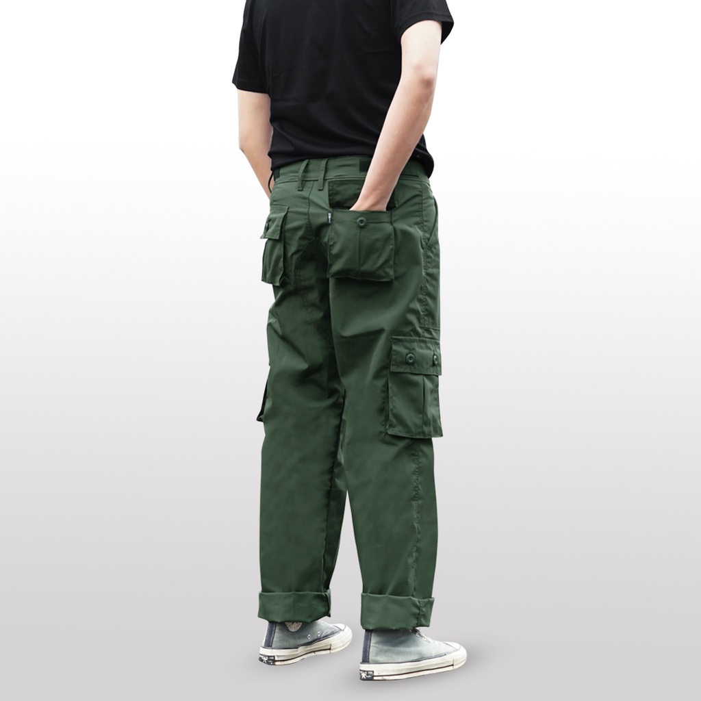 PLAIN AS DAY - TOBEY CARGO PANTS - ARMY