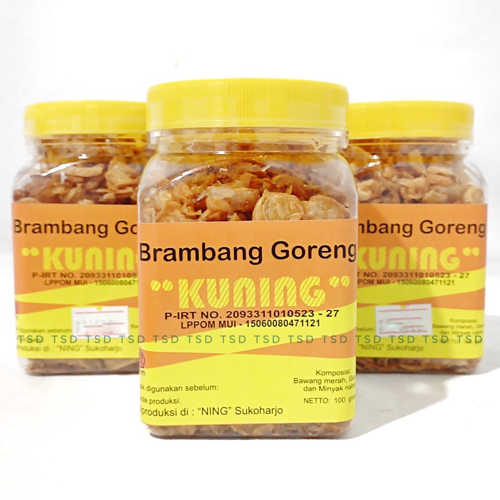 

Bawang Merah Brambang Goreng Kuning Garing Gurih