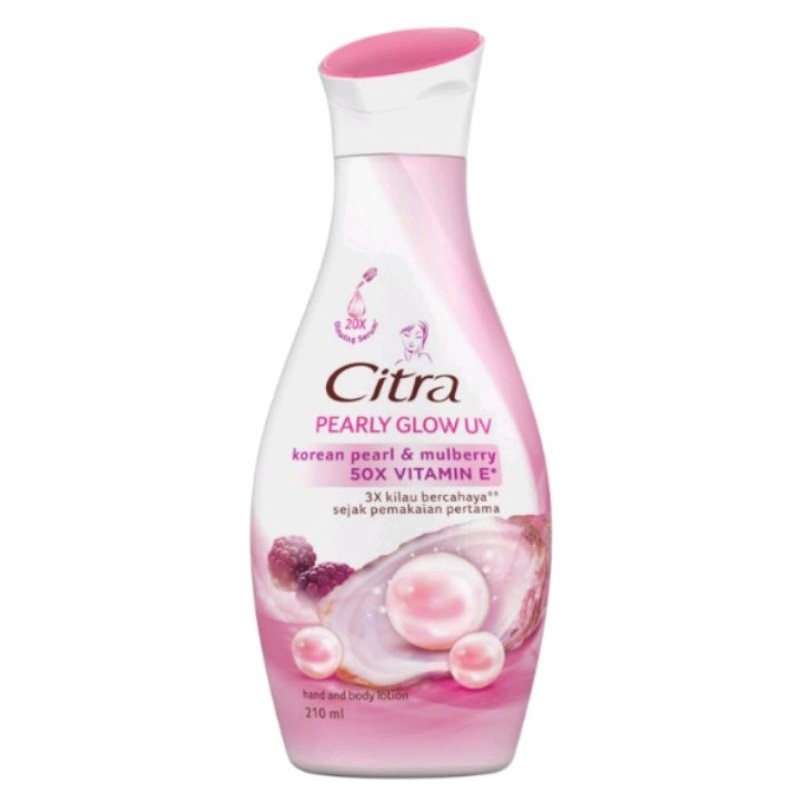 Citra Hand And Body Lotion Pearly Glow UV 230 Ml.