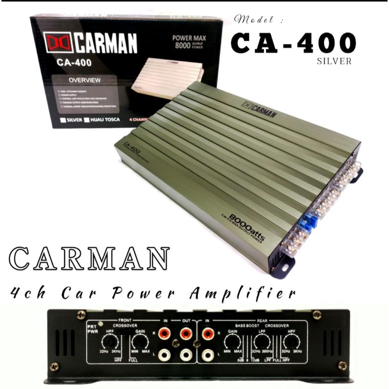 Power mobil 4 chenel Carman CA-400 mosfet