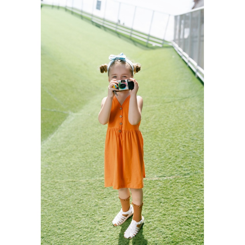BOHOPANNA Sleeveless Dress 6M - 6Y Dress Kutung Fashion Anak Perempuan CBKS