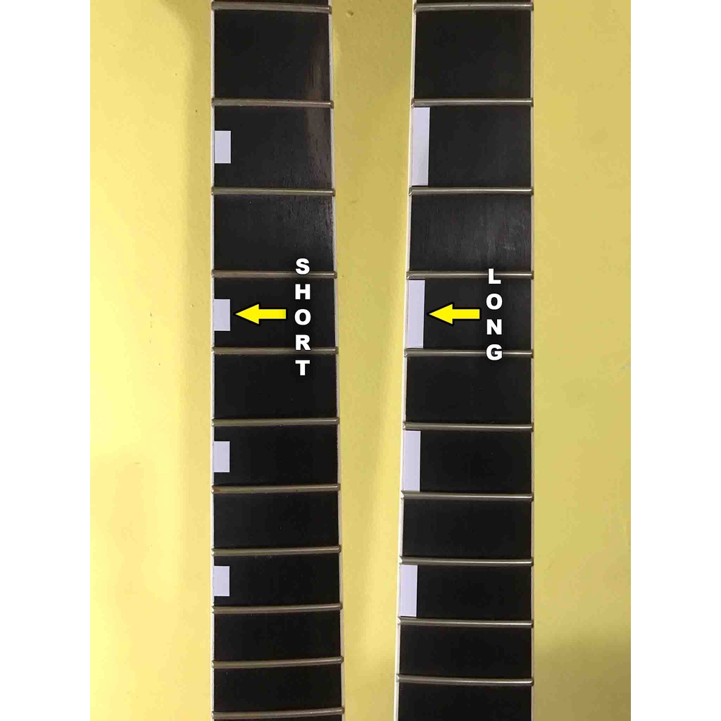 Sticker Inlay Block Offset Kotak Fretboard Lp Gitar Elektrik Model Esp Ltd Eii Horizon Guitar Bass F