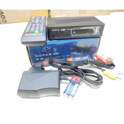 SuperHD 168 Set Top TV Box DVBT2 Super HD168 Digital DVB T2 Antena UHF PnP