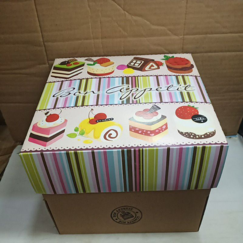 

Kotak Dus Box Kue Bon Appetit 22 x 22 x 18 cm