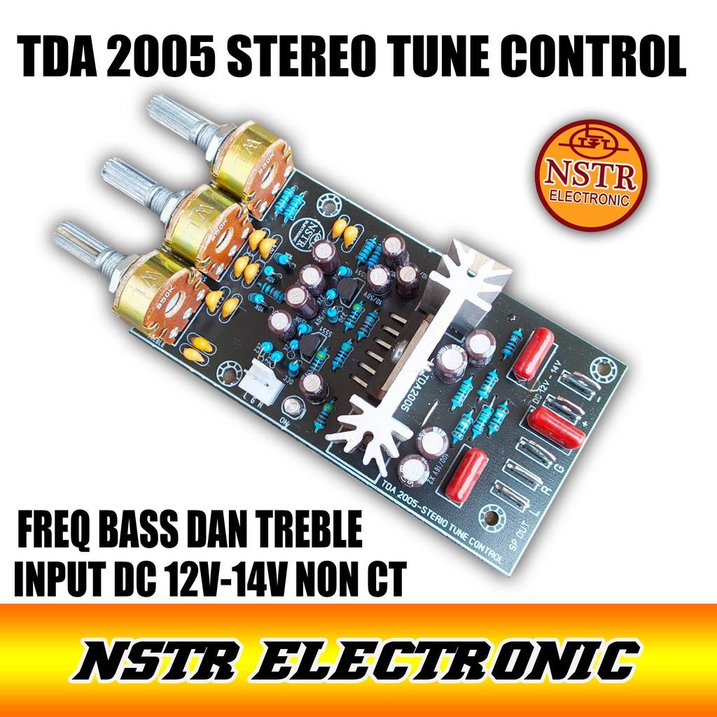 TDA 2005 KIT POWER STEREO PLUS TUNE CONTROL