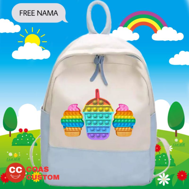 TAS POP IT TAS ANAK SEKOLAH