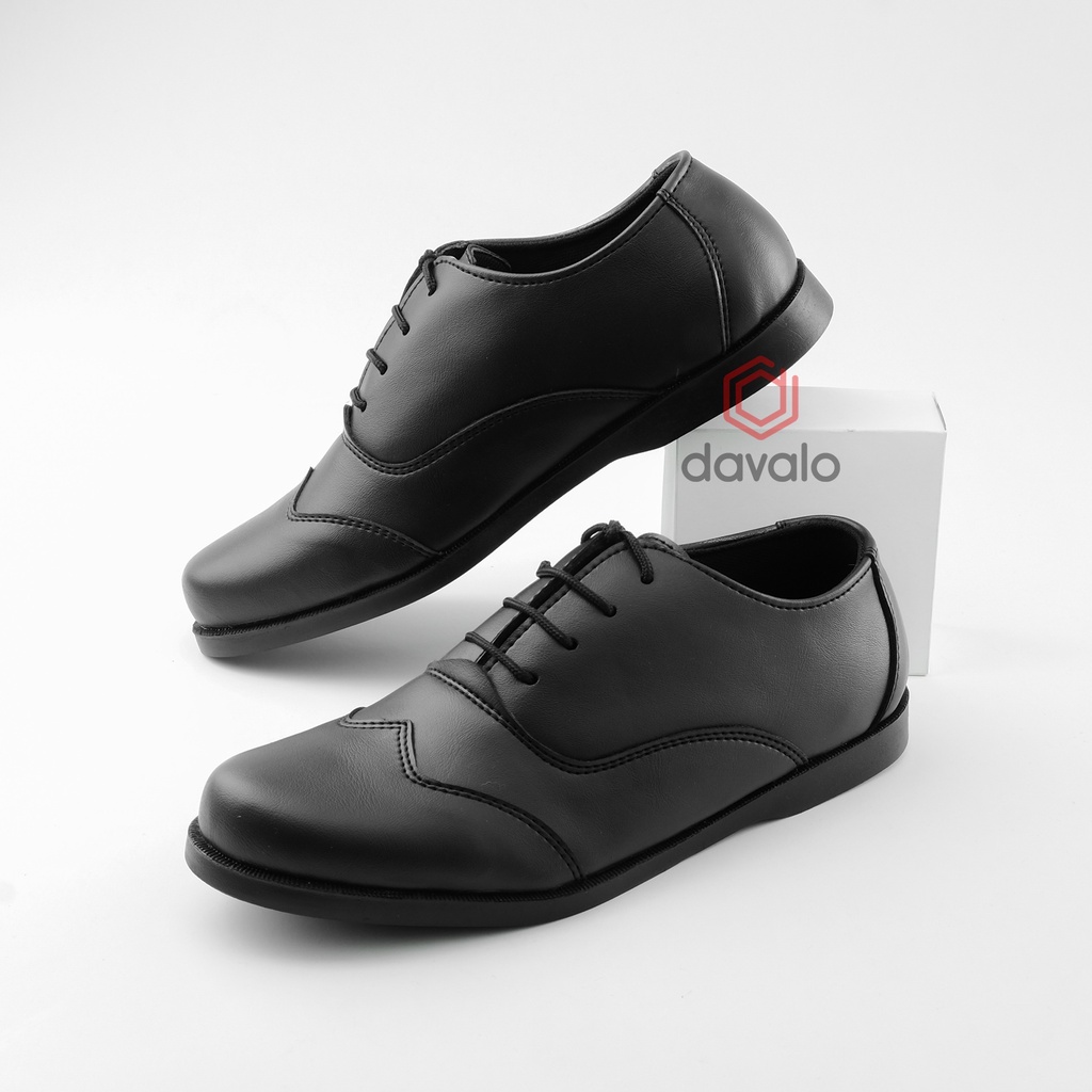 Sepatu Formal Casual Pria Sepatu Kerja Pria Casual Handmade Cibaduyut Hitam