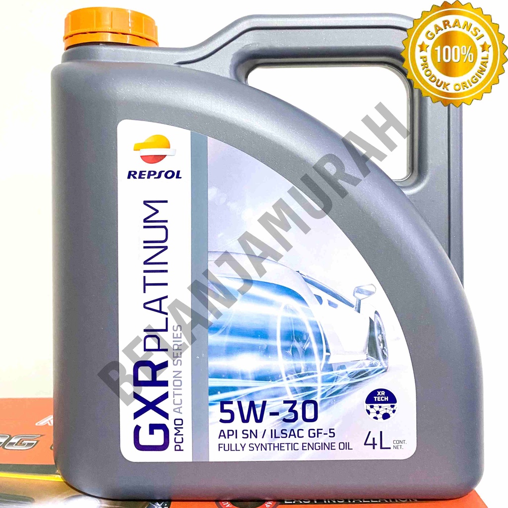 Jual Oli Repsol GXR Platinum SAE 5w-30 API SN ILSAC GF-5 Fully ...
