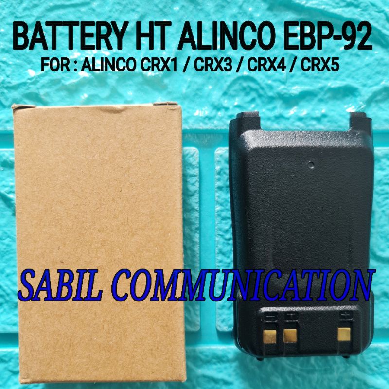Batre Ht Alinco Crx5 Crx1 Crx3 Original Ebp92 Ebp-92 Lithium Baterai Ht Alinco Dj Crx 5 Dj Crx 1 Ebp