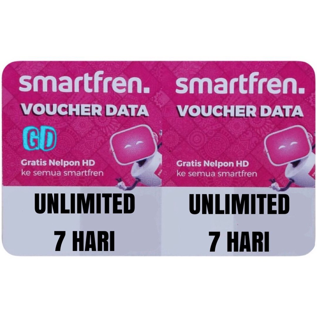 Voucher SMARTFREN UNLIMITED 7HARI