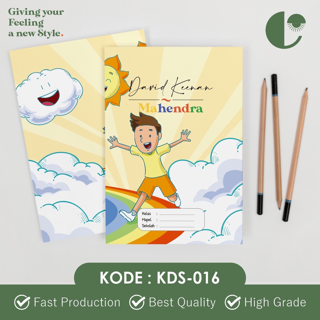 

Sampul Buku Custom | Sampul Aesthetic | Sampul Custom Nama | Free Desain - KDS-016
