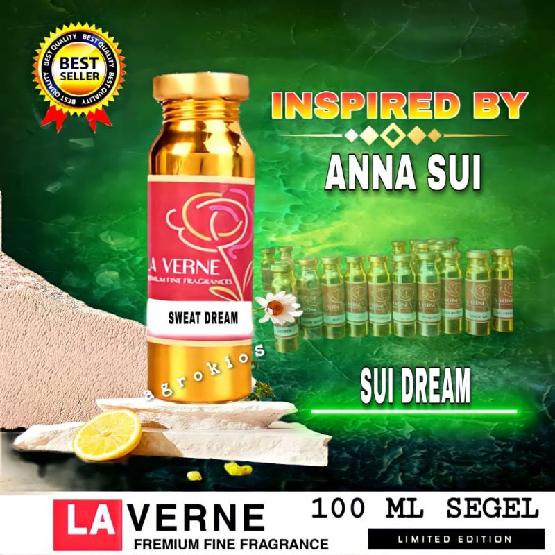 BIBIT MINYAK WANGI ANNA SUI - SUI DREAM - SWEET DREAM 100ml segel