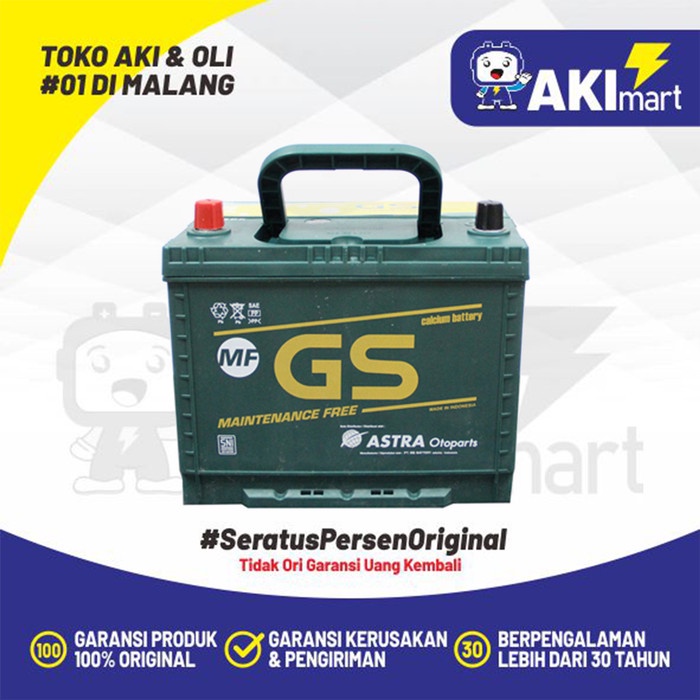 GS Astra MF NS70 Aki Mobil