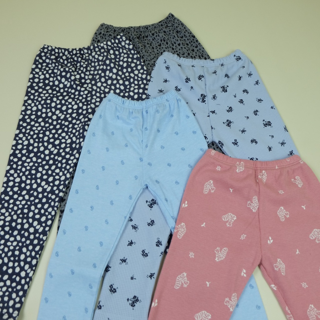 Legging saku bayi anak perempuan motif lucu bahan stretch
