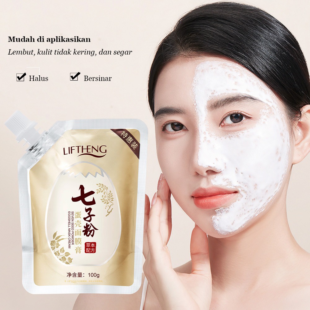 LIFTHENG moisturizing yeast eggshell mask cream - SECRETCOLORFUL