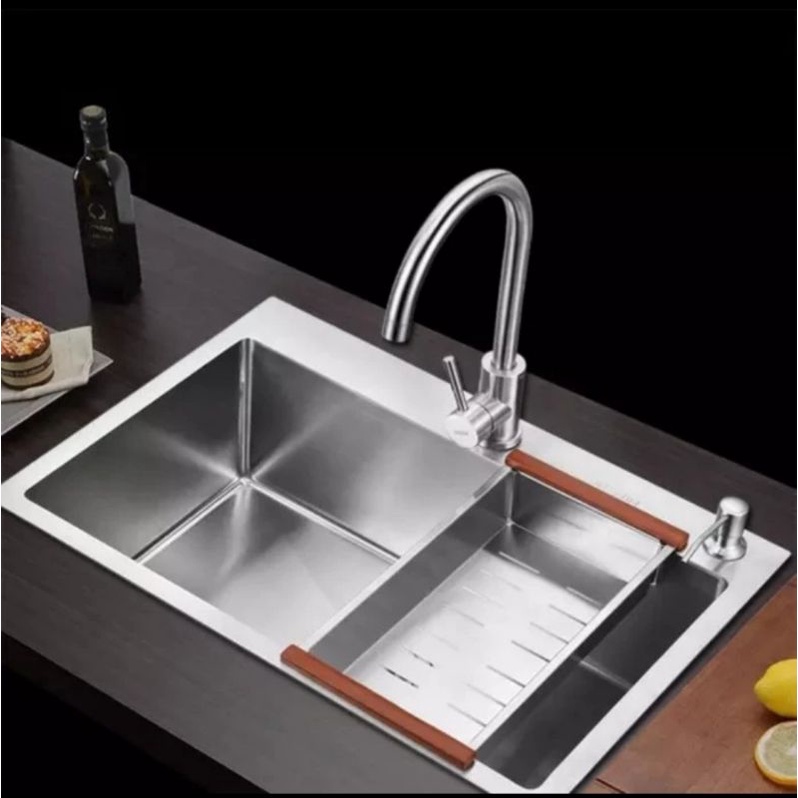 Jual Paket Lengkap Kitchen Sink Inobe Stainless Kran Pipa