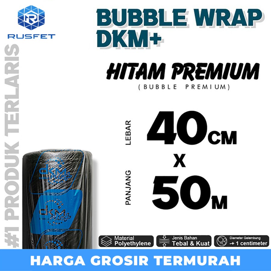 

Bubble Wrap 40cm x 50meter HITAM PREMIUM Bubblewrap TERMURAH / ROLL