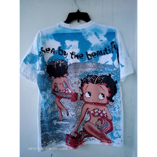 Betty Boop kaos Vintage AOP