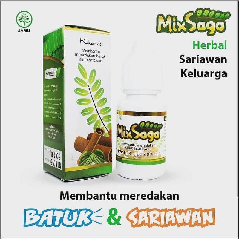 MIXSAGA MIX SAGA / HERBAL BATUK DAN SARIAWAN ANAK