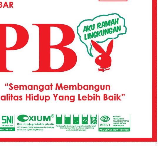 

KANTONG PLASTIK KRESEK JUMBO RAMAH LINGKUNGAN UKURAN 50 PB KELINCI - Putih