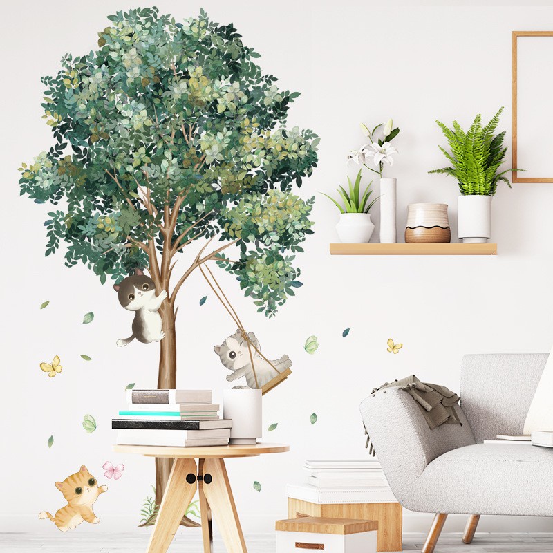 WALLSTICKER POHON WALLSTIKER WALL STIKER STICKER DINDING WALLPAPER WALPAPER POHON DAUN BUNGA SAKURA PINK WALSTICKER WALSTIKER RUMPUT DEKORASI RUMAH TEMBOK KAMAR MANDI RUANG TIDUR DEKOR DAPUR TAMAN AESTHENTIC Q 111 135 89 112 GUDANG WALLPAPER DAUN