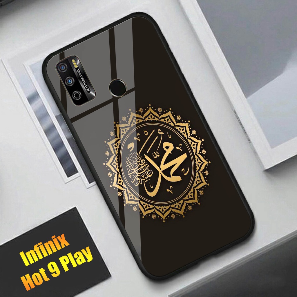 Softcase Kaca For INFINIX HOT 9 PLAY - Case Handphone INFINIX HOT 9 PLAY [T76].