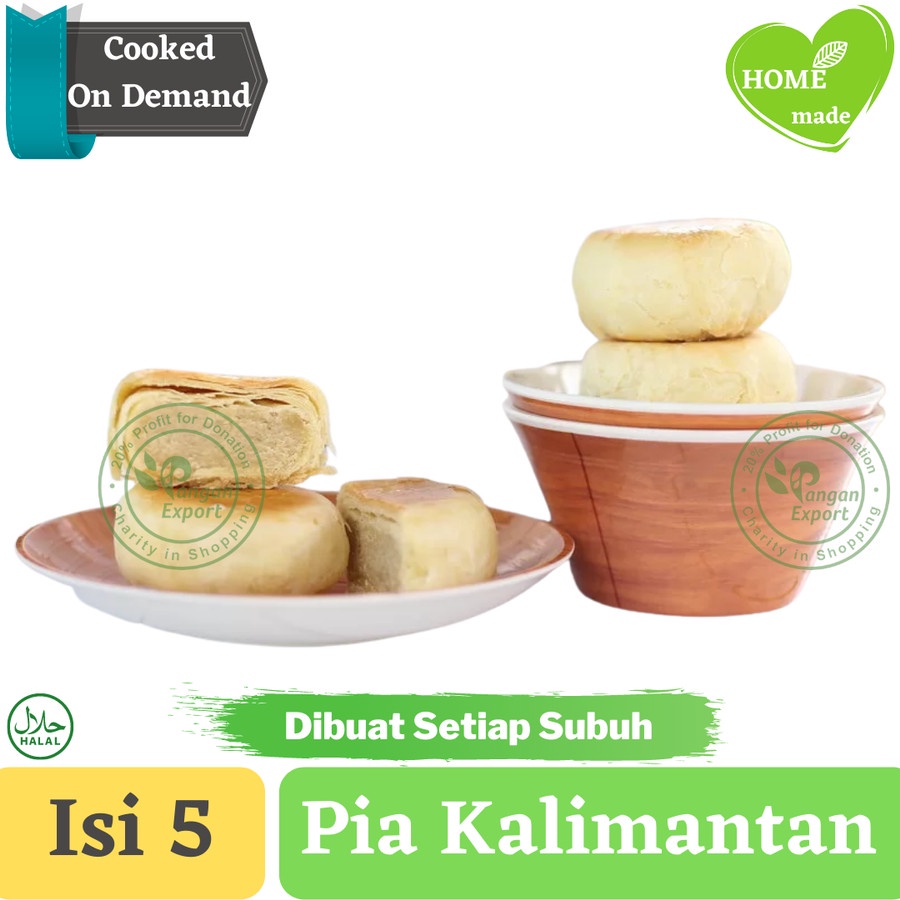 

Kue Pia Kacang Hijau Khas Kalimantan Singkawang