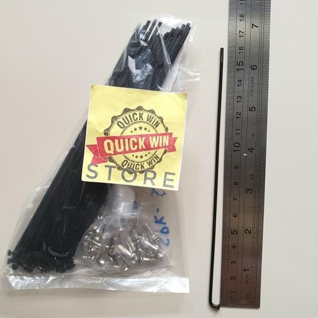 Jari Jari Sepeda 16 Spoke Ruji Jeruji Stainless 161 mm