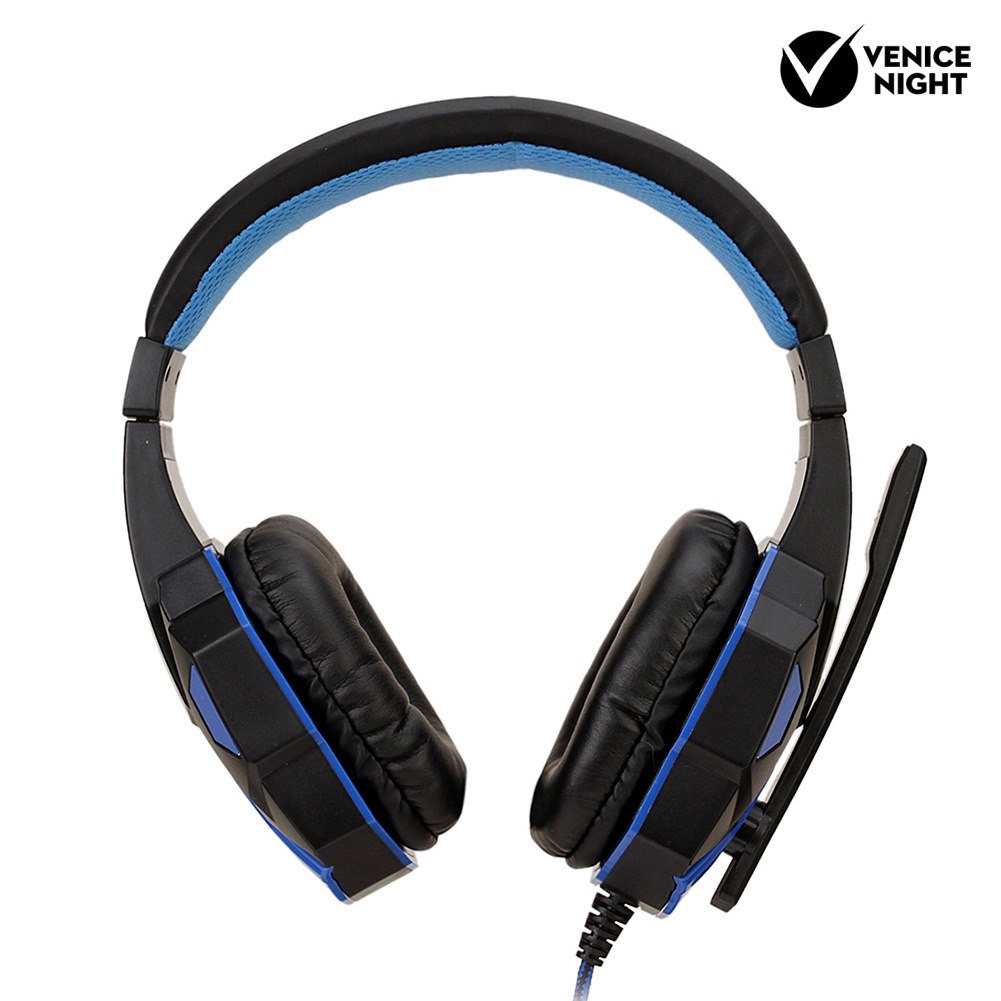 (VNEP) (Berkabel) Soyto SY830MV Stereo Gaming Headset Kontrol Volume Headphone dengan Mic untuk PC