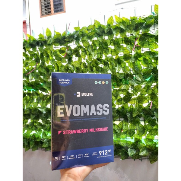 evomass evolene strawbery 912gr/2lbs halal BPOM Gainer terbaik