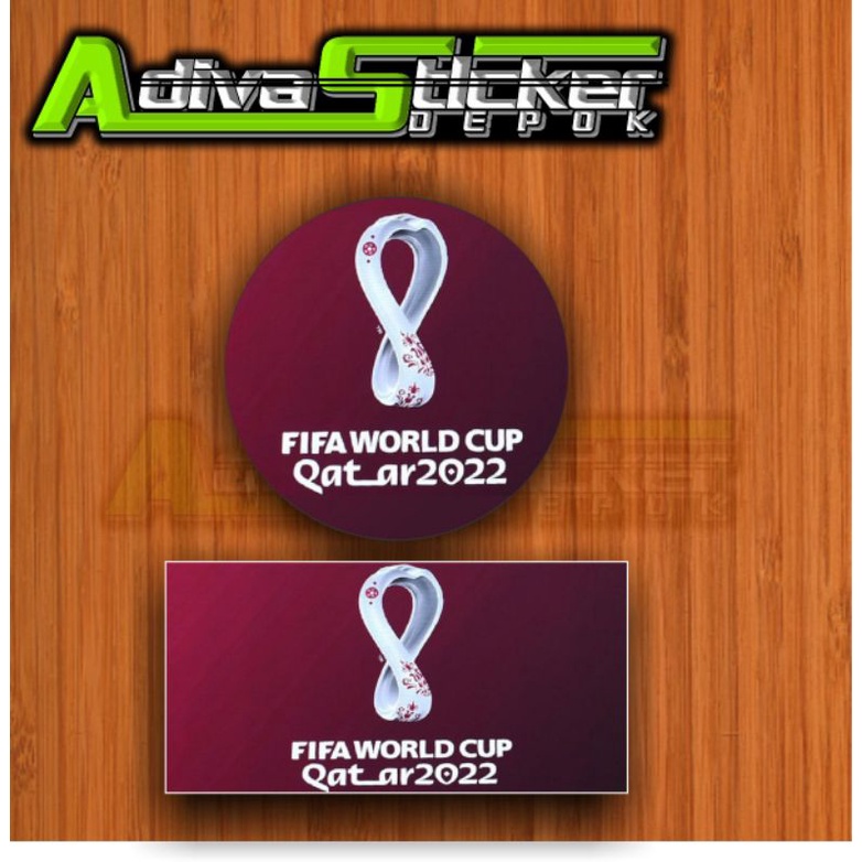 STICKER PRINTCUT PIALA DUNIA QATAR 2022