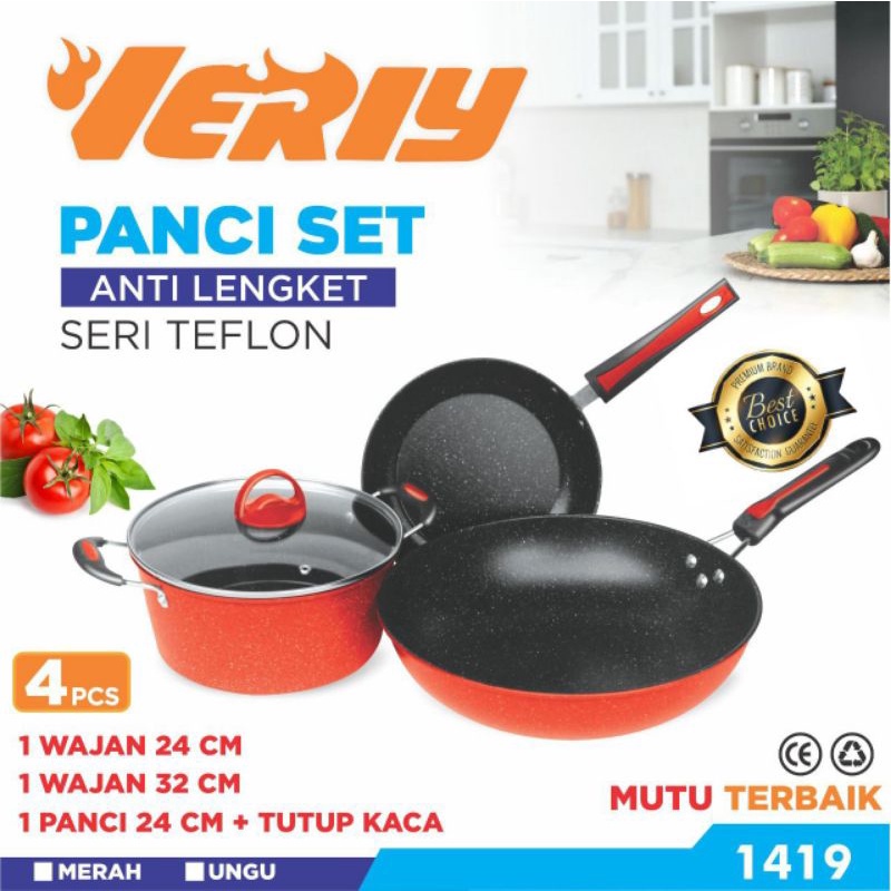 panci set teflon veriy 1419 free bubble warp