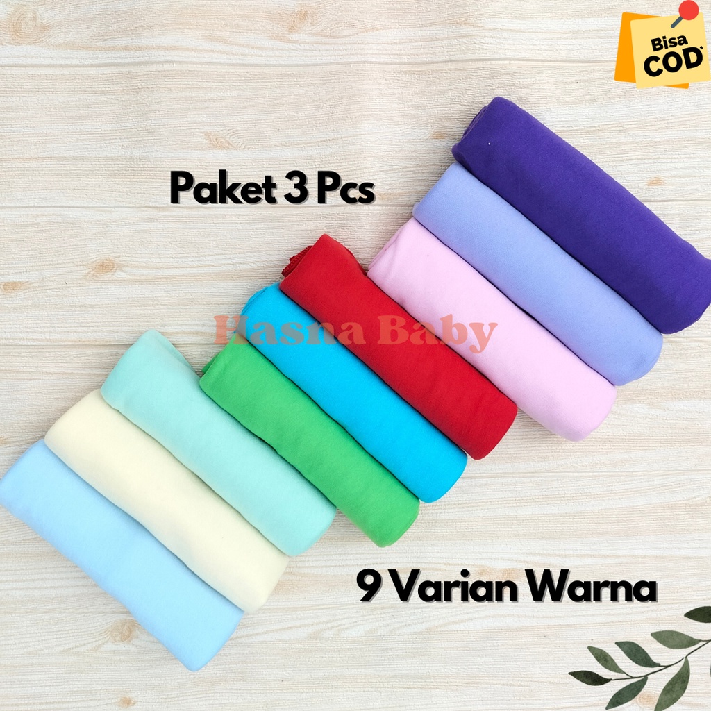 PROMO !!! 3PCS BEDONG BAYI / PERNEL BAYI BARU LAHIR RAINBOW UK 95X113CM BAHAN COTTON STRECH ADEM LEMBUT - Juragan Lebak - JL Baby