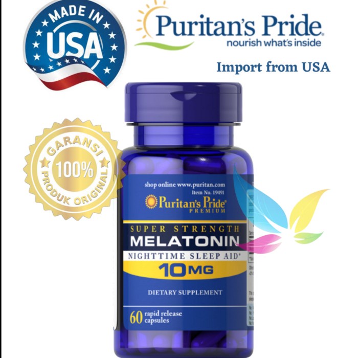 PURITAN PRIDE MELANTONIN 10 MG