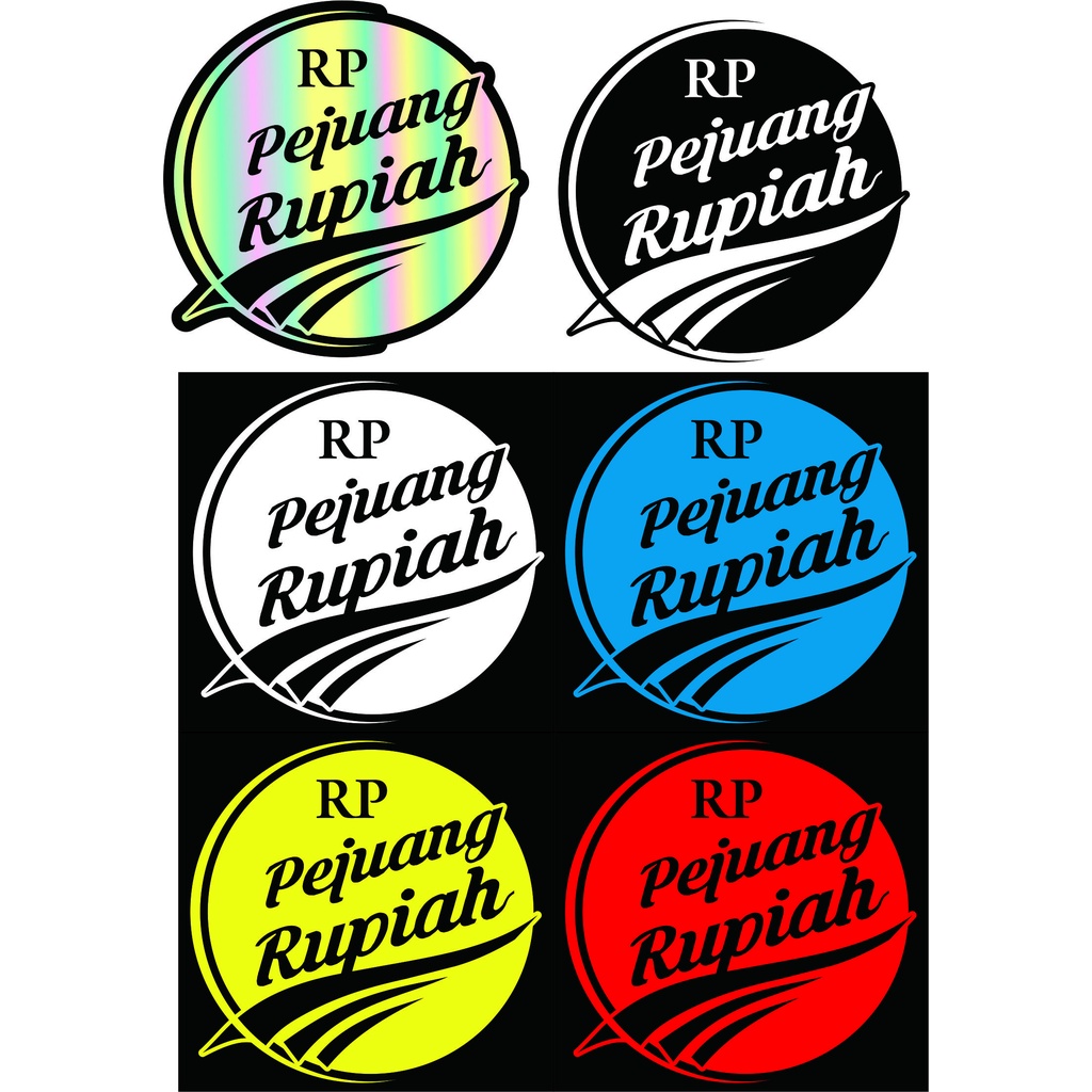 CUTTTING STICKER PEJUANG Rupiah