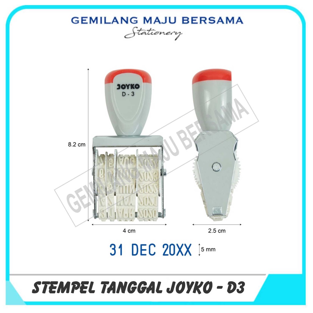 

Stempel Tanggal / Date Stamp Joyko D - 3