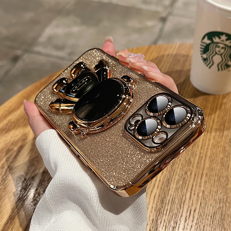 IPHONE Untuk Iphone14Plus Casing Iphone11 12 13 14 Pro Max Case Magnetic Hard PC Bumper Dengan Penutup Lensa Kamera Perlindungan