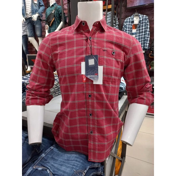 KEMEJA PRIA CARDINAL JEANS SLIMFIT TERBARU