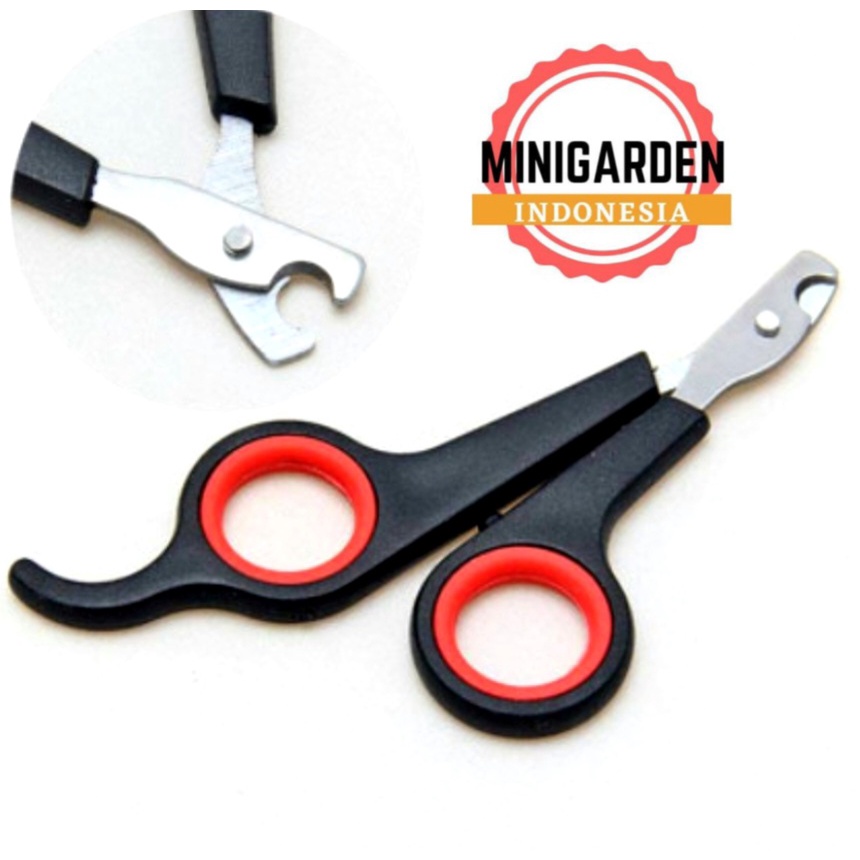GUNTING KUKU HEWAN ANJING KUCING pet nail clipper stainless steel pet scissors grooming medium size