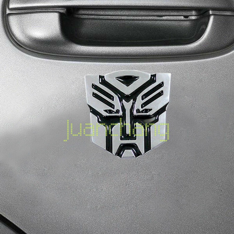 Stiker Emblem Logo Transformers 3D Untuk Mobil / Motor