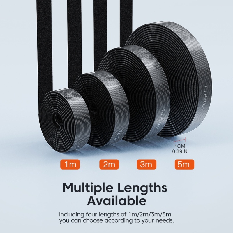 Vivi Pengikat Kabel Ties Reusable Adjustable Cord Ties Kain Microfiber Tali Pengatur Kabel Kait Loop Cord Organize