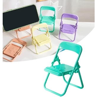 Phone Holder Kursi / Folding Chair Stand Holder Phone Universal